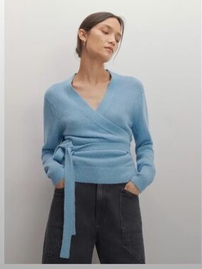 Everlane Alpaca Wrap Sweater
